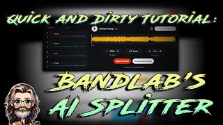 How you can use Bandlab's AI Splitter to Extract Stems FAST! - Quick and Dirty Tutorial