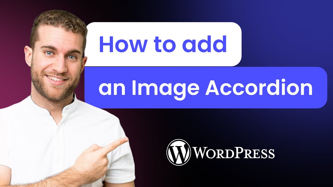 How to add an Image Accordion to WordPress