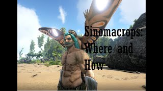How to tame a Sinomacrops and Where they spawn [ARK: Survival Evolved]