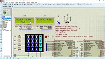 Comunicación serial bidireccional - PIC PICC Keypad Teclado matricial