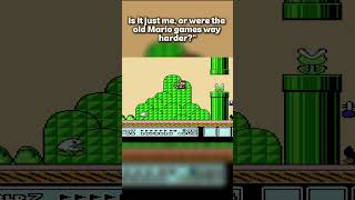 The games were harder back my day #mario #nostalgix #nintendo #gaming #supermario