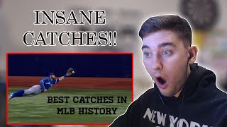 British Guy Reacts to Baseball - MLB Greatest Catches In History