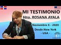 Testimonio Rosana Ayala