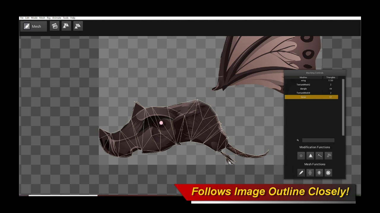 Auto Trace Meshes & Convex Hulls from Image Outlines | Creature Auto ...
