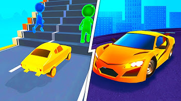 Shape Shifting vs Race Master 3D 💥🚗 Satisfying Levels Gameplay Walkthrough Android iOS HJ4Q