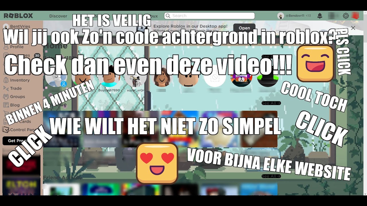 Hoe krijg jij een coole roblox pagina - Extentsies - Stylish