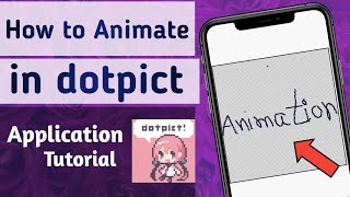 How to Animate in dotpict App and save in Phone Gallery screenshot 4