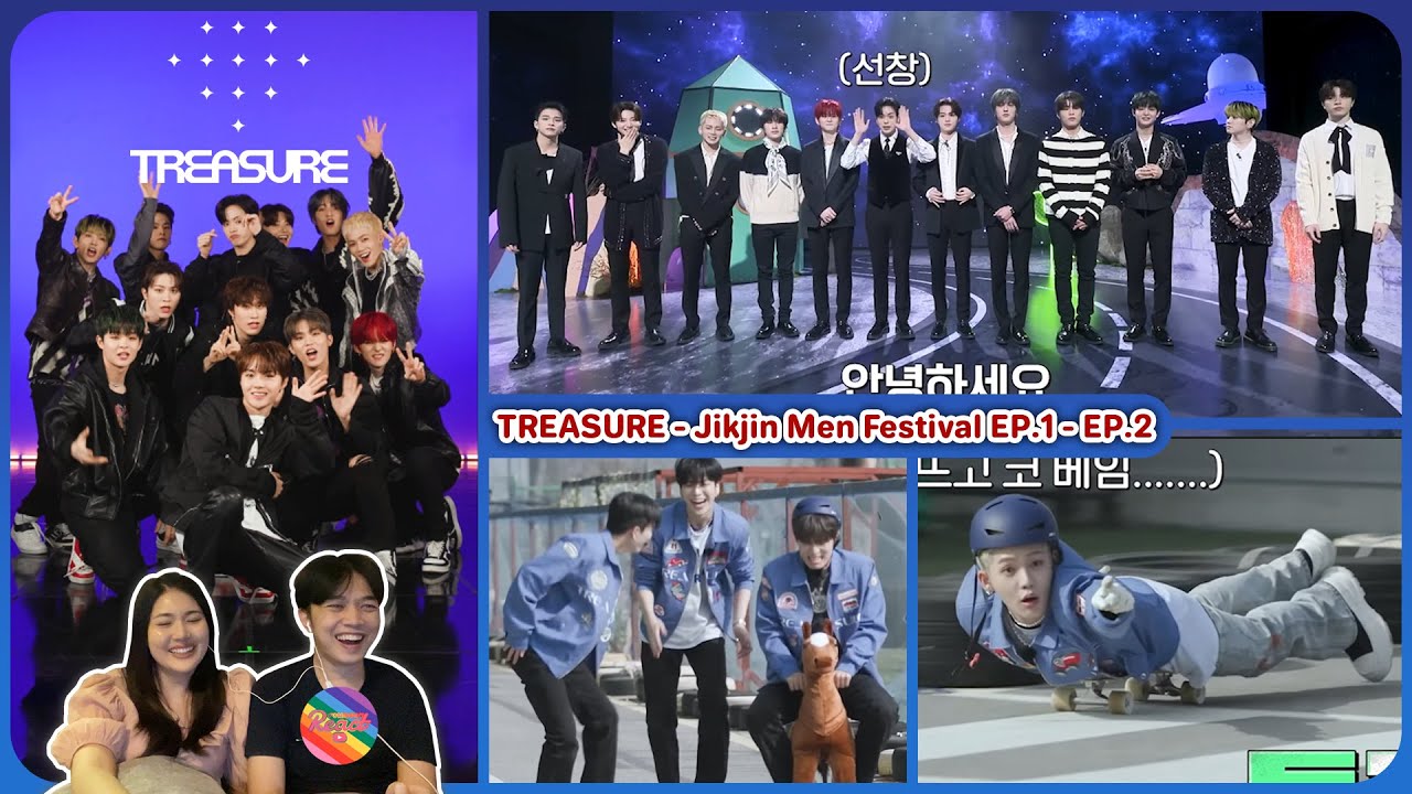 Reaction | TREASURE - JIKJIN MEN FESTIVAL EP.1 - EP.2