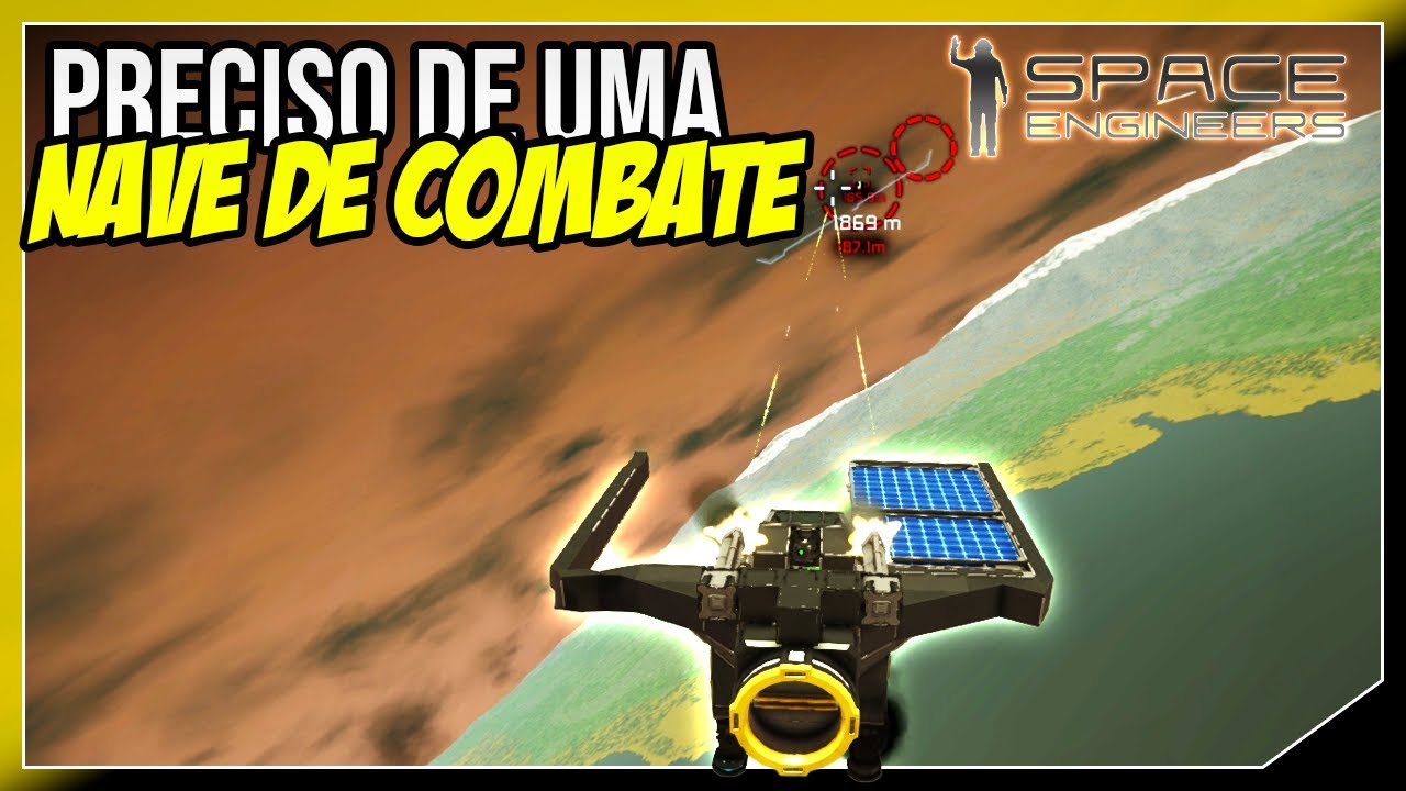 Mineração, construção e COMBATE em Space Engineers - YouTube