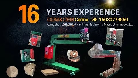 ZHENHUA GDJ Double Servo Carton Box Making Stitching Stitcher Machine