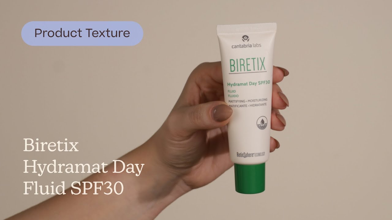 Biretix Hydramat Day Fluid SPF30 Texture | Care to Beauty
