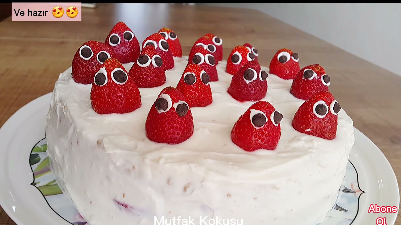 Dr. Oetker Pastası yaptım🍓 YouTube