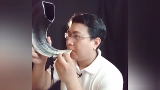 How To Blow Shofar _ cara meniup shofar 2