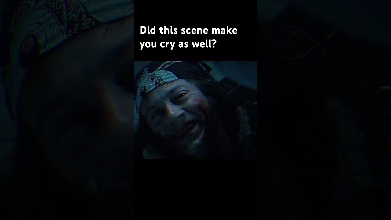 Did you cry during the scene? 