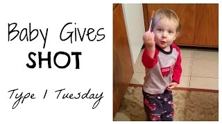 Baby Gives Shot? Type I Tuesday