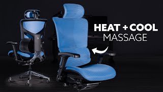 This Chair Has HEATING & COOLING Massage For Long Hours...