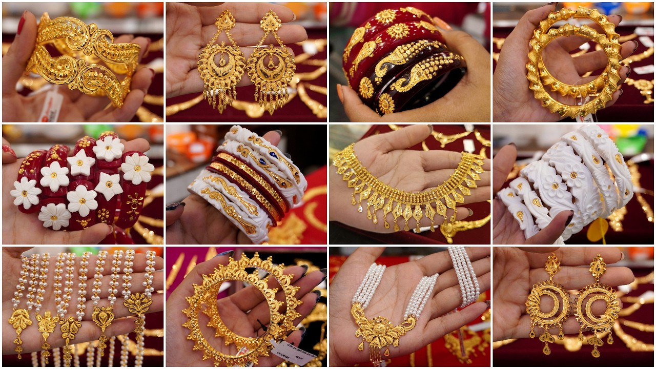 DHAMAKA🔥 Matro 1 Gram Theke Gold Jewellery 😍😲| Necklace/Rings/Choker/Sakha/Pola/Tikli/Noya 28