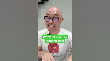 WSET L3 in Wines FREE Webinar.Email sign up: info@thirstyandwise.com