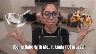 BAKE WITH ME Q&A *IT GOT CRAZY!! 