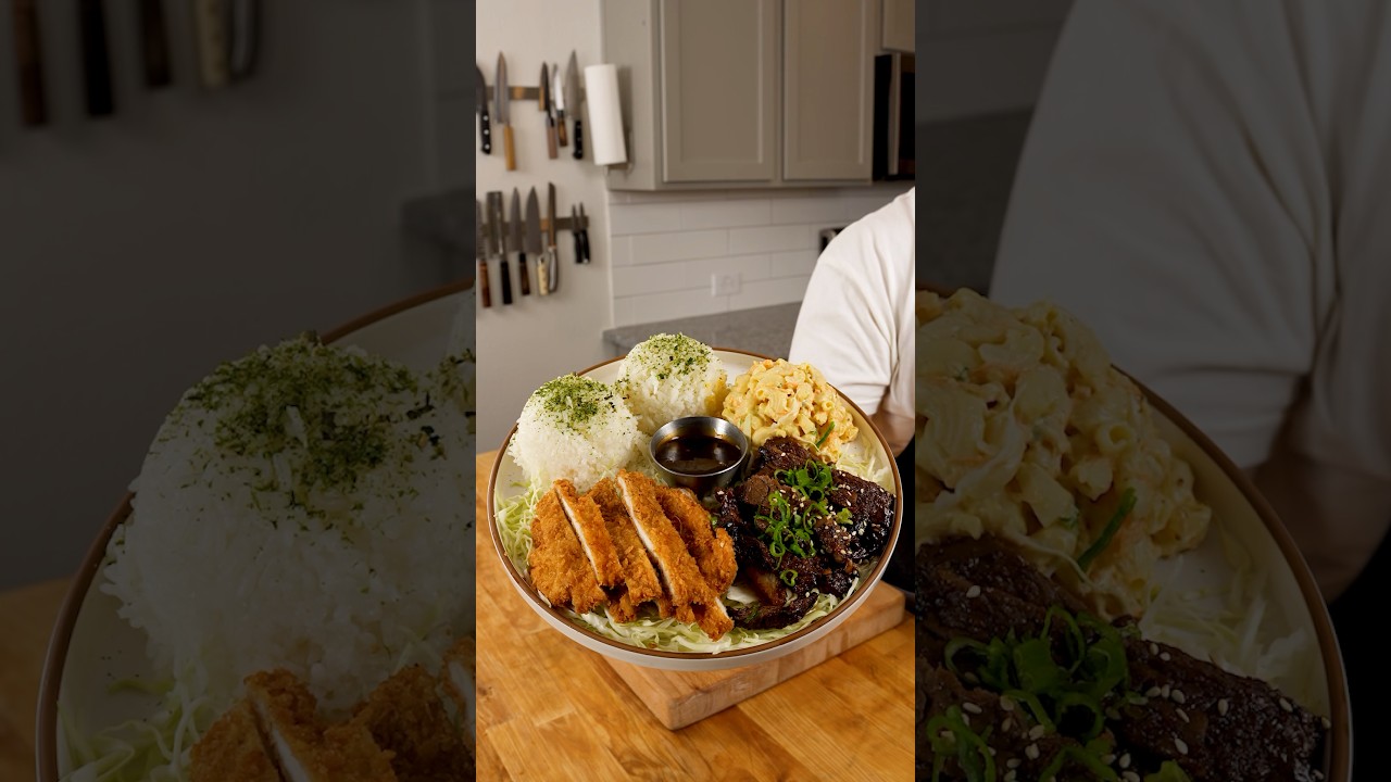 The ULTIMATE Hawaiian Plate Lunch🤌🏼