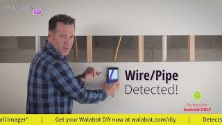 Use Walabot DIY wall scanner- See studs pipes & wires behind your walls