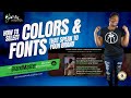 1/16 Thursday: "How to Select Colors and Fonts That Speak to Your Brand"