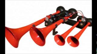430A Dört Borulu Ultra Yankili Dadan Havali Korna (Quartet Trumpets Ultra Echo Horn)