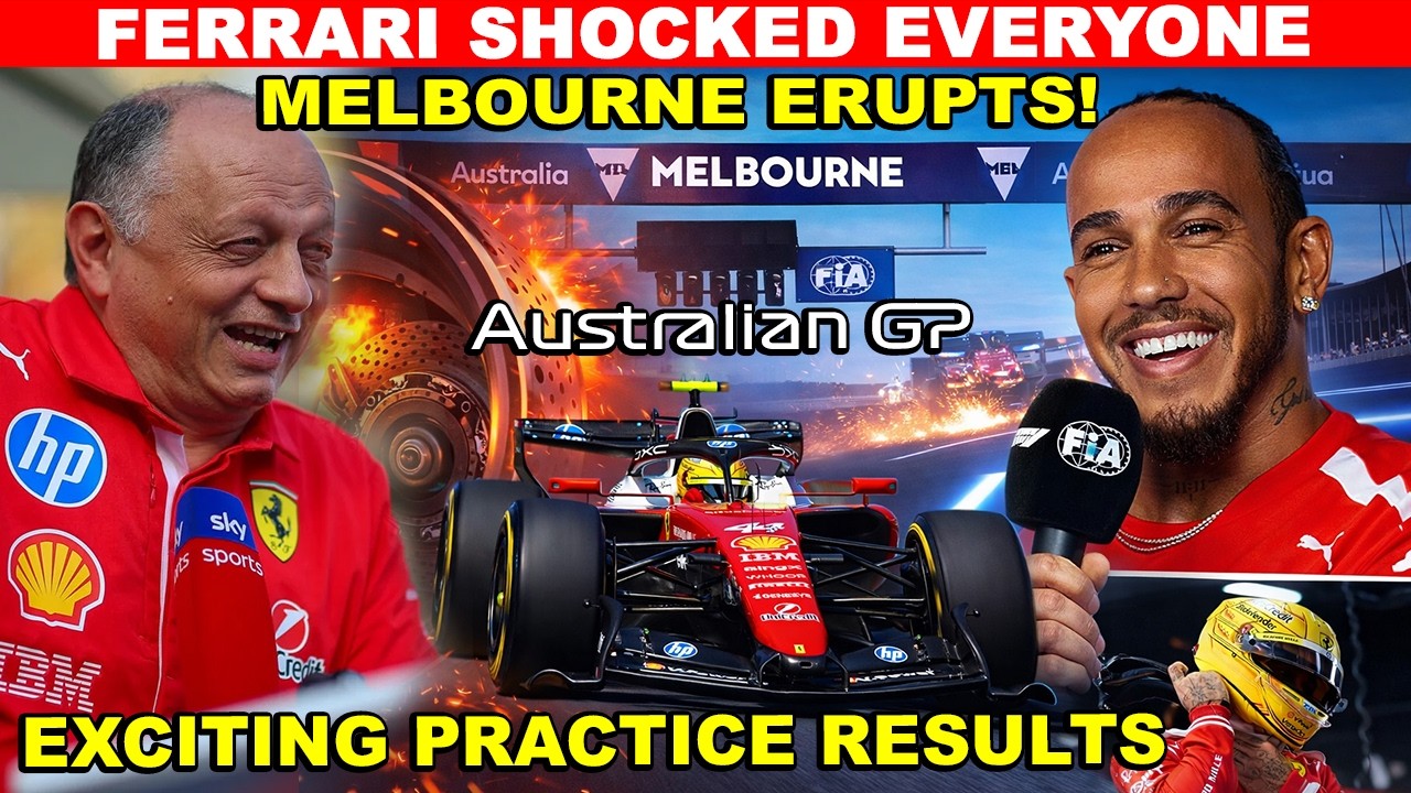УЖАСАЮЩИЕ РЕЗУЛЬТАТЫ Гамильтона в день тренировок — болид SF-26 Ferrari выглядит опасно! Мельбурн...