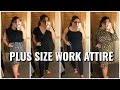 LOFT PLUS SIZE INSIDE THE DRESSING ROOM | APPLE SHAPE WORK ATTIRE