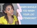 After Installation | When Should You Wash Loc Extensions?