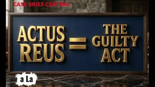 Actus Reus Explained in 50 Seconds | Criminal Law Made Simple for Law Students