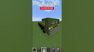 Minecraft: 6 MULTIPLE BALLISTIC MISSILES LAUNCHER Build Hacks #minecraft