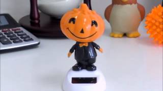Solar Power Motion Toy Jack-O-Lantern