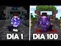 Eu passei 100 dias fazendo cidade sniffer minecraft 120  o filme irmandade