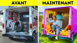 NOUS AVONS ACHETÉ UN VIEUX VAN MERCEDES POUR LE TRANSFORMER EN CAMPING-CAR ET VOICI LE RÉSULTAT