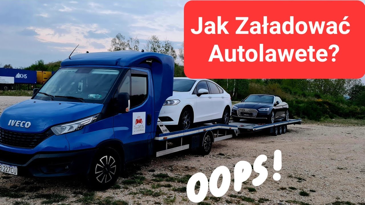 81. Laweta po Europie - Jak załadować autolawete?