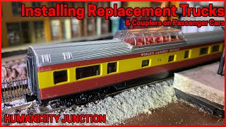 11 || Installing Replacement Trucks & Couplers on Passenger Cars | Con-Cor Royal American Shows