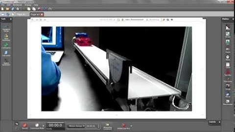 PASCO Capstone - reprodução de vídeos, sincronização e cálculos