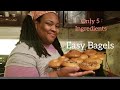 Easy 5 ingredient bagels how to make easy bagels at home
