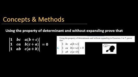 det ( 1 bc a(b+c) , 1 ca b(c+a) , 1 ab c(a+b) )=0 || Using the property of determinant and without..