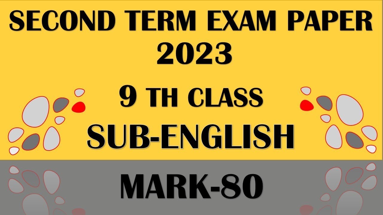 9-th-class-second-term-exam-english-activity-sheet-2023-with