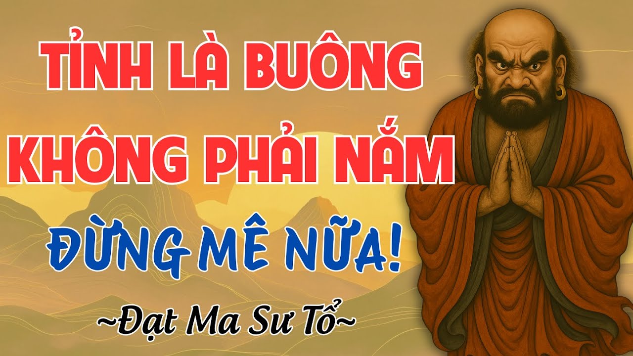 Tỉnh Là Buông, Không Phải Nắm – Bồ Đề Đạt Ma Dạy Cách Ngộ Đạo Qua Sự Buông Bỏ, Không Phải Giữ Lấy