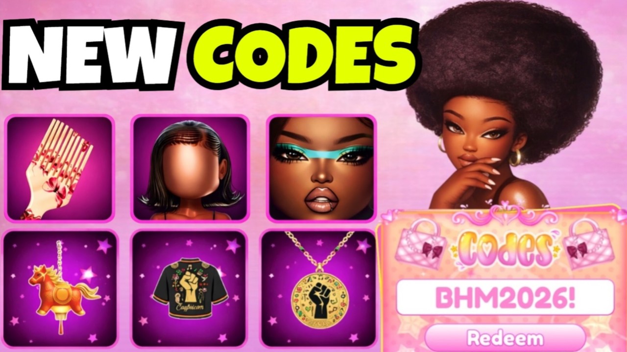 ALL *NEW BLACK HISTORY MONTH UPDATE CODES 2026* ALL WORKING CODES FOR DRESS TO IMPRESS NEW UPDATE!