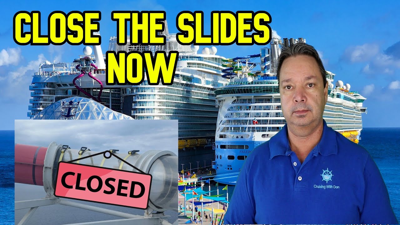 ROYAL CARIBBEAN CLOSING WATER SLIDES, CRUISE NEWS.