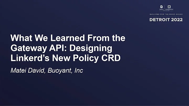What We Learned From the Gateway API: Designing Li...