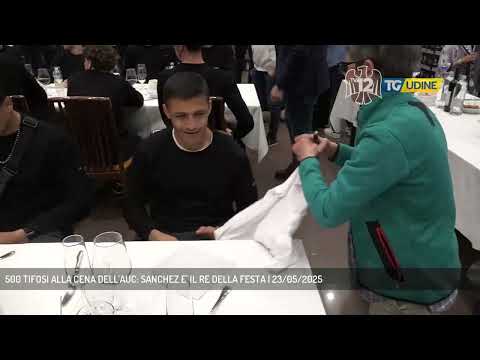 500 TIFOSI ALLA CENA DELL'AUC: SANCHEZ E' IL RE DELLA FESTA | 23/05/2025