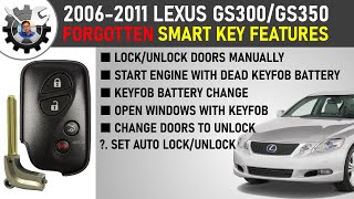 Lexus GS300/GS350 Keyfob Features you may have forgotten