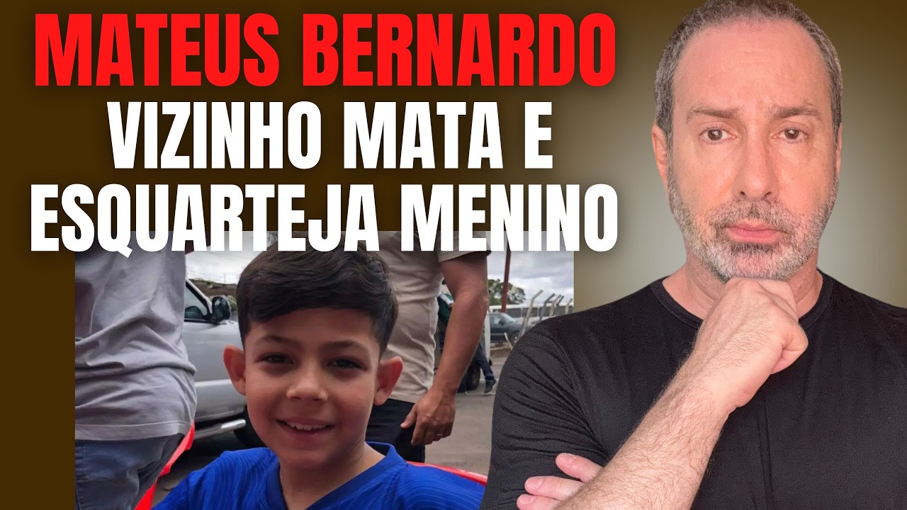 MATEUS BERNARDO FOI ATRAÍDO PELO VIZINHO PARA MATAGAL E TERMINOU MORTO E ESQUARTEJADO - CRIME