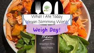 What I ate today as a vegan on Slimming World - 15/5/24
