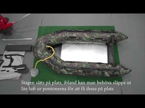 Video: Hur Man Limar En Gummibåt